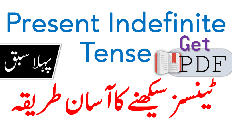 Present Indefinite Tense in Urdu with Examples PDF