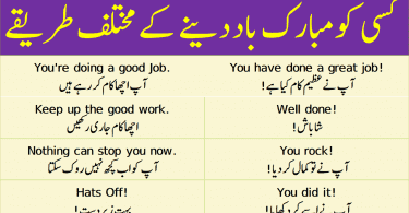 Different Ways to Congratulate Someone with Urdu Translation this lesson is about learning 35 ways to congratulate someone with the help of Urdu translation sentences, Mubarak baad daina in English, How to congratulate someone for his achievement How to appreciate someone in Urdu