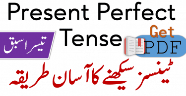 Present Perfect Tense in Urdu with Examples PDF