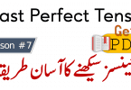 Past Perfect Tense in Urdu with Examples download PDF, Learn 12 tenses in Urdu, Tenses PDF Book in Urdu