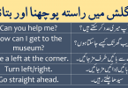 Sentences for Asking and Giving Directions in English with Urdu and Hindi Translation learn useful expressions and phrases for asking and giving directions with Urdu and Hindi translation for improving your English speaking skills.