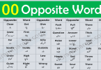 200 opposite words in English PDF, Opposite words in English, 100 Opposite words in English with PDF, Most commonly used opposite words in English