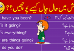 Other Ways to Say How Are You ( ہال چال ) in English with Urdu learn different ways to ask someone how is he in English with Urdu translation.