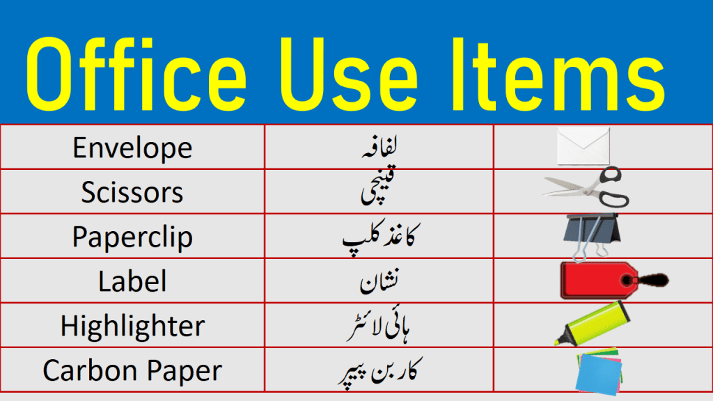 Office Stationery Items List werohmedia