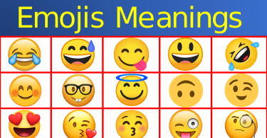 WhatsApp and Facebook Emojis Meanings in Urdu, Emojis meanings, Facebook Emojis meanings, WhatsApp Emojis meanings, Emojis and their meanings, Emojis meanings in Hindi