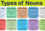 Types of Nouns Definitions and Examples