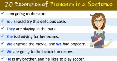 20 Examples of Pronouns in a Sentence