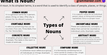 Types of Nouns with Examples in English