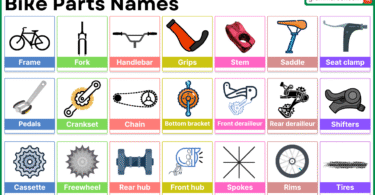 Bike Parts Names in English with Complete List – Illustrated Components