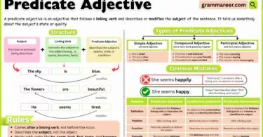 What Is a Predicate Adjective? Definition, List, and Examples