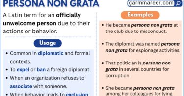 Person being rejected at a door symbolizing persona non grata meaning