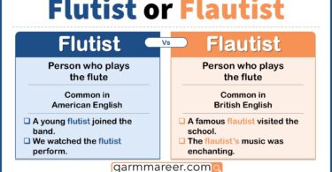 Example sentences for flutist and flautist