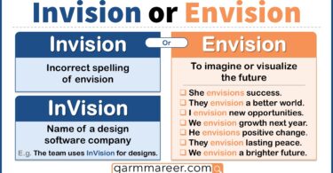 Difference between Invision and Envision explained